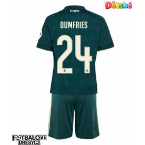 Real Madrid Denzel Dumfries #24 Dětské Venkovní dres komplet 2026-27 Krátký Rukáv (+ trenýrky)